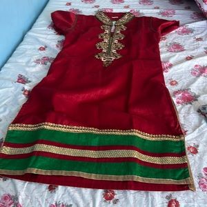 Punjabi suit (with pants and dupatta)